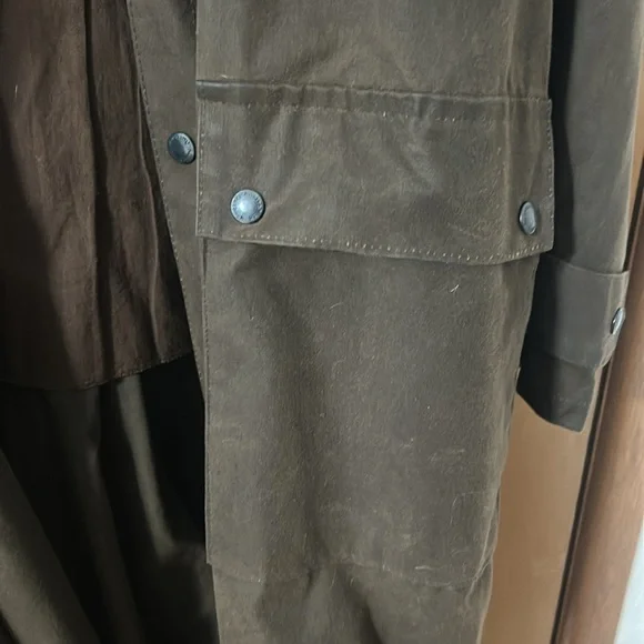 Mens Oiled Duster - Picture 12 of 13